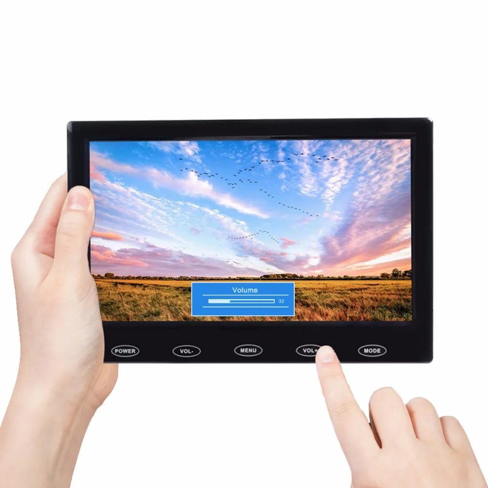 Display with webcam and speakers