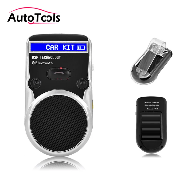 Solar powered speakerphone with LCD screen Wireless Bluetooth Car Kit handsfree speaker car styling
Solar powered speakerphone with LCD screen Wireless Bluetooth Car Kit handsfree speaker car styling