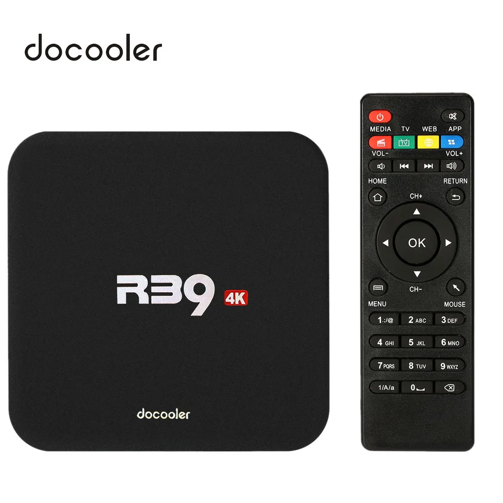 docooler R39 TV BOX for Android TV RK3229 Quad Core Smart TV Box Android 8.1 4K 16GB WiFi HD Media Player PK X96 Android TV BOX
docooler R39 TV BOX for Android TV RK3229 Quad Core Smart TV Box Android 8.1 4K 16GB WiFi HD Media Player PK X96 Android TV BOX