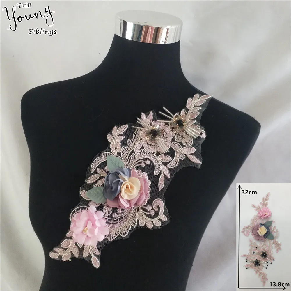 New arrive Embroidery Tulle 3D Flower Lace Neckline DIY Sewing Lace Collar Bridal Wedding dress Accessory Craft supplies YL1439
New arrive Embroidery Tulle 3D Flower Lace Neckline DIY Sewing Lace Collar Bridal Wedding dress Accessory Craft supplies YL1439