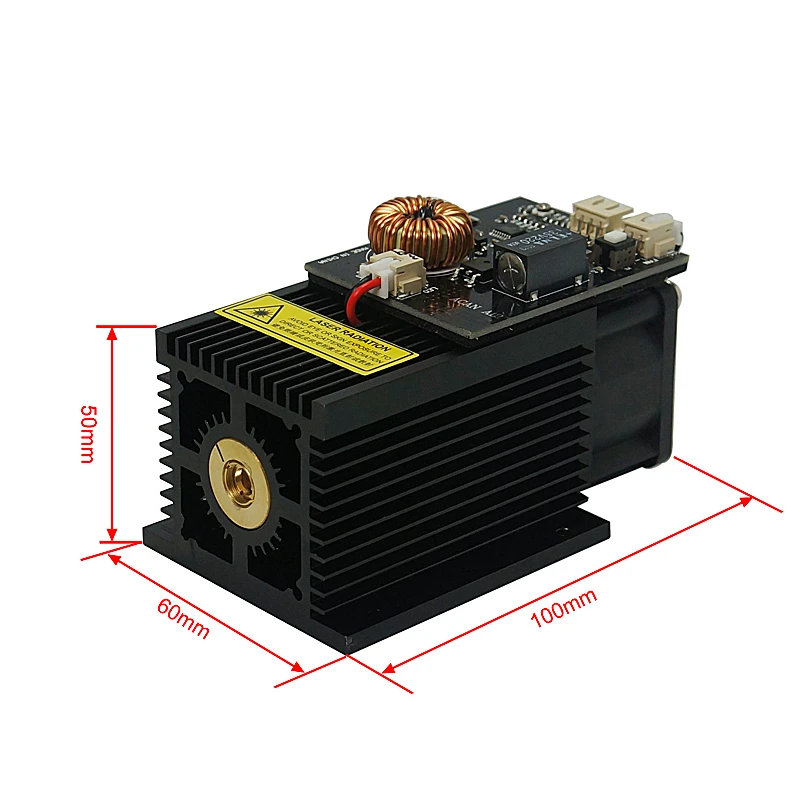 Powerful 450nm 15W 15000MW desktop diode blue laser module DIY head for CNC engraving machine cutter printer
Powerful 450nm 15W 15000MW desktop diode blue laser module DIY head for CNC engraving machine cutter printer