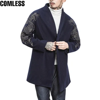 Mens Long Trench Coats 2017 Winter Trench Coat Men Gold Thread Embroidery Of Dragon Pattern Overcoat Casual Slim Windbreaker 5XL
Mens Long Trench Coats 2017 Winter Trench Coat Men Gold Thread Embroidery Of Dragon Pattern Overcoat Casual Slim Windbreaker 5XL