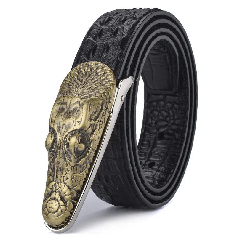 Brand Mens Belts Luxury Leather Designer Belt Men High Quality Ceinture Homme Crocodile Cinturones Hombre 2019 New Belts
Brand Mens Belts Luxury Leather Designer Belt Men High Quality Ceinture Homme Crocodile Cinturones Hombre 2019 New Belts