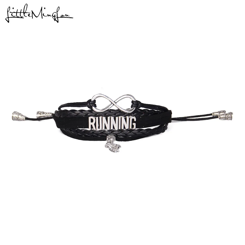 Little MingLou Infinity Running bracelet running shoes charm adjustable Strap tassel bracelets & bangles for men women jewelry
Little MingLou Infinity Running bracelet running shoes charm adjustable Strap tassel bracelets & bangles for men women jewelry