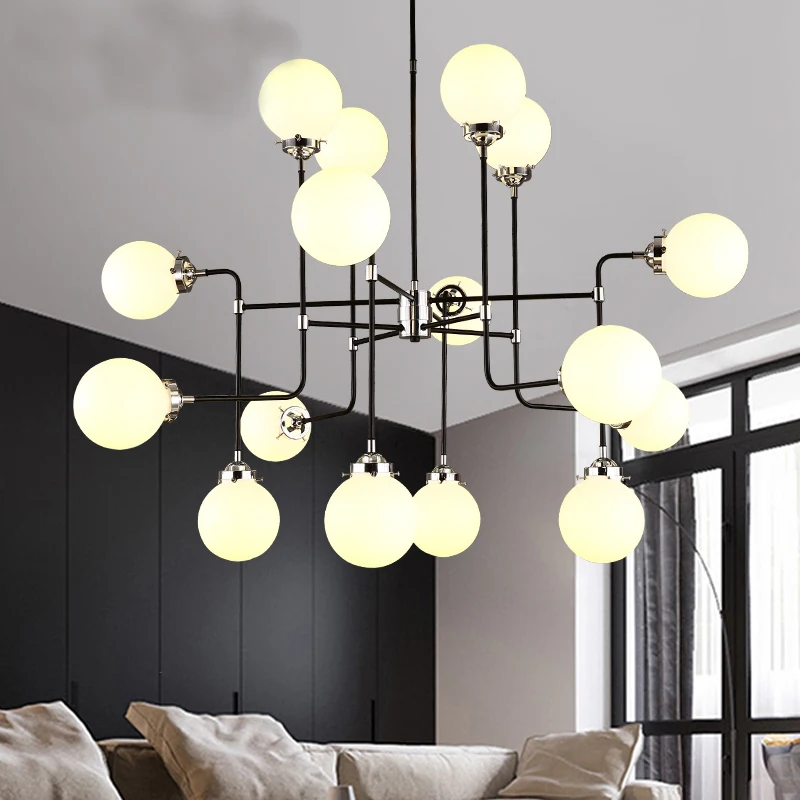 Loft Industrial Beanstalk Creative Minimalist Nordic Iron Art Glass Ball Pendant Light Living Room Restaurant Pendant Lamp
Loft Industrial Beanstalk Creative Minimalist Nordic Iron Art Glass Ball Pendant Light Living Room Restaurant Pendant Lamp