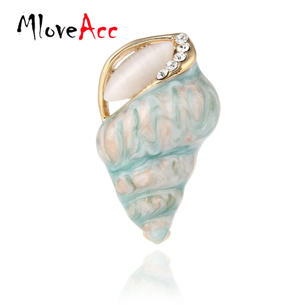 MloveAcc Summer Style Smooth Sea Conch Snail Brooch Green Enamel Women Girls Suit Dress Clips Scarf Shoulder Jewelry Corsage Pin
MloveAcc Summer Style Smooth Sea Conch Snail Brooch Green Enamel Women Girls Suit Dress Clips Scarf Shoulder Jewelry Corsage Pin