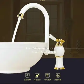 Free shipping Contemporary Concise White painted Bathroom Faucet Brass Basin Sink Faucet Single Handle water taps HJ-2685
Free shipping Contemporary Concise White painted Bathroom Faucet Brass Basin Sink Faucet Single Handle water taps HJ-2685