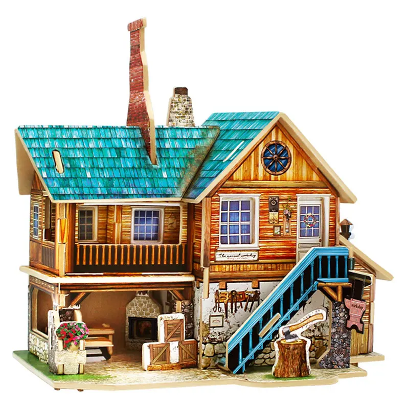 Robud Children 3D Vintage American Handicrafts Store Puzzle Game Wooden Model Building Kits Popular Educational Toys Hobbies 139
Robud Children 3D Vintage American Handicrafts Store Puzzle Game Wooden Model Building Kits Popular Educational Toys Hobbies 139