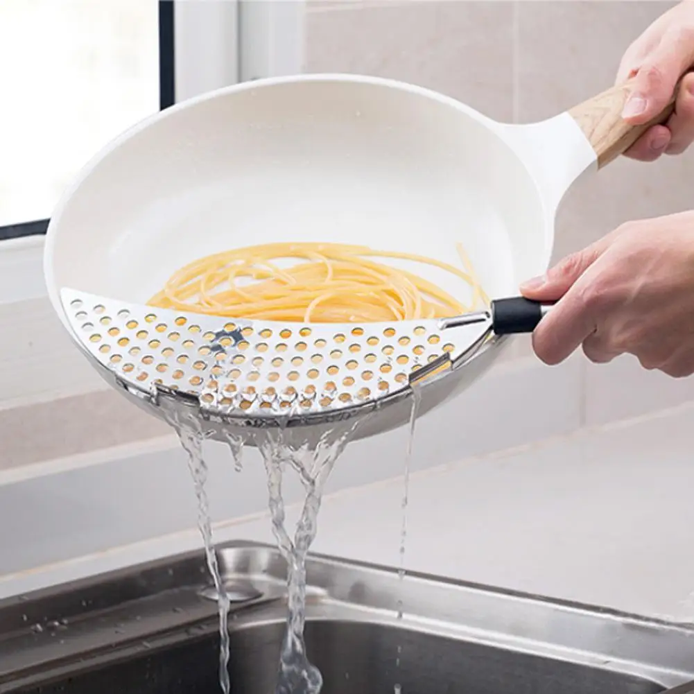 Stainless Steel Strainer Handheld Drain Filter Mirror Polished Anti-rust Anti-corrosion Colander Skimmer Kitchen Sieve 40P
Stainless Steel Strainer Handheld Drain Filter Mirror Polished Anti-rust Anti-corrosion Colander Skimmer Kitchen Sieve 40P