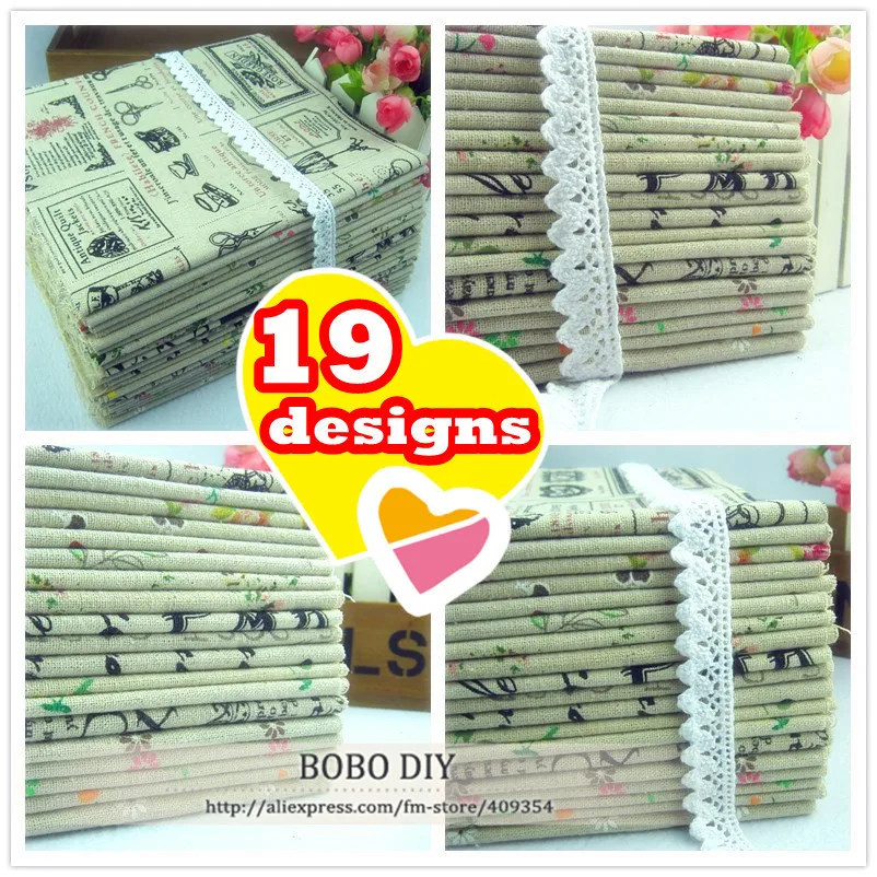 19pcs 25cm*25cm linen fabric bundle natural rough zakka design floral/newspaper text patterns mixed free shipping B20138301
19pcs 25cm*25cm linen fabric bundle natural rough zakka design floral/newspaper text patterns mixed free shipping B20138301