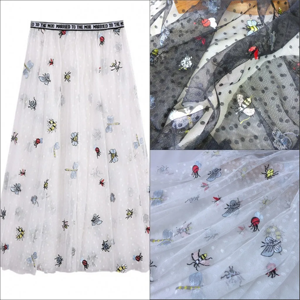 1 Yard New Arrival Polka Dot Embroidery Tulle Mesh Lace Fabric Soft Net Fabric In Black/White For Party Dress 140cm Wide
1 Yard New Arrival Polka Dot Embroidery Tulle Mesh Lace Fabric Soft Net Fabric In Black/White For Party Dress 140cm Wide