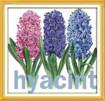 Three color hyacinth, counted printed on fabric DMC 14CT 11CT Cross Stitch kits,embroidery needlework Sets Home Decor
Three color hyacinth, counted printed on fabric DMC 14CT 11CT Cross Stitch kits,embroidery needlework Sets Home Decor