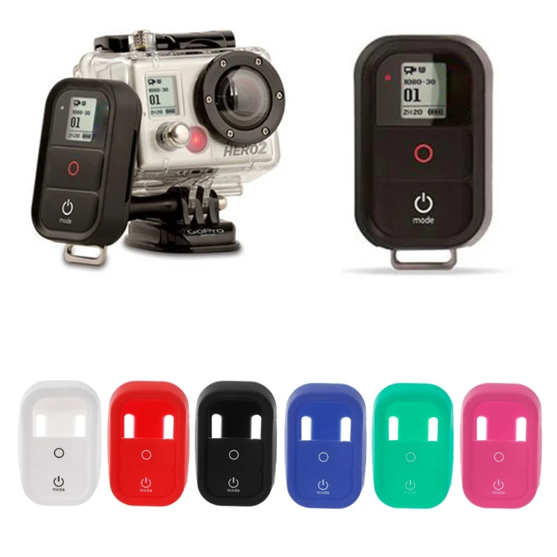 Portable Remote Control Silicone Protective Case Cover for GoPro Hero 3/3+ 4 Remote Control
Portable Remote Control Silicone Protective Case Cover for GoPro Hero 3/3+ 4 Remote Control