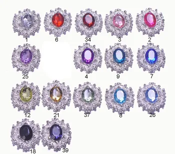 (L0466) 50pcs/lot, 30mmx34mm, rhinestone button,silver or light gold plating,flat back, acrylic beads in middle
(L0466) 50pcs/lot, 30mmx34mm, rhinestone button,silver or light gold plating,flat back, acrylic beads in middle