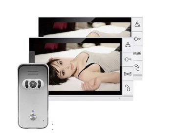 New Arrival 9 Inch Color LCD Monitor Video Door Phone / Doorbell Intercom System 700TVLine IR Camera 1camera+2monitors
New Arrival 9 Inch Color LCD Monitor Video Door Phone / Doorbell Intercom System 700TVLine IR Camera 1camera+2monitors