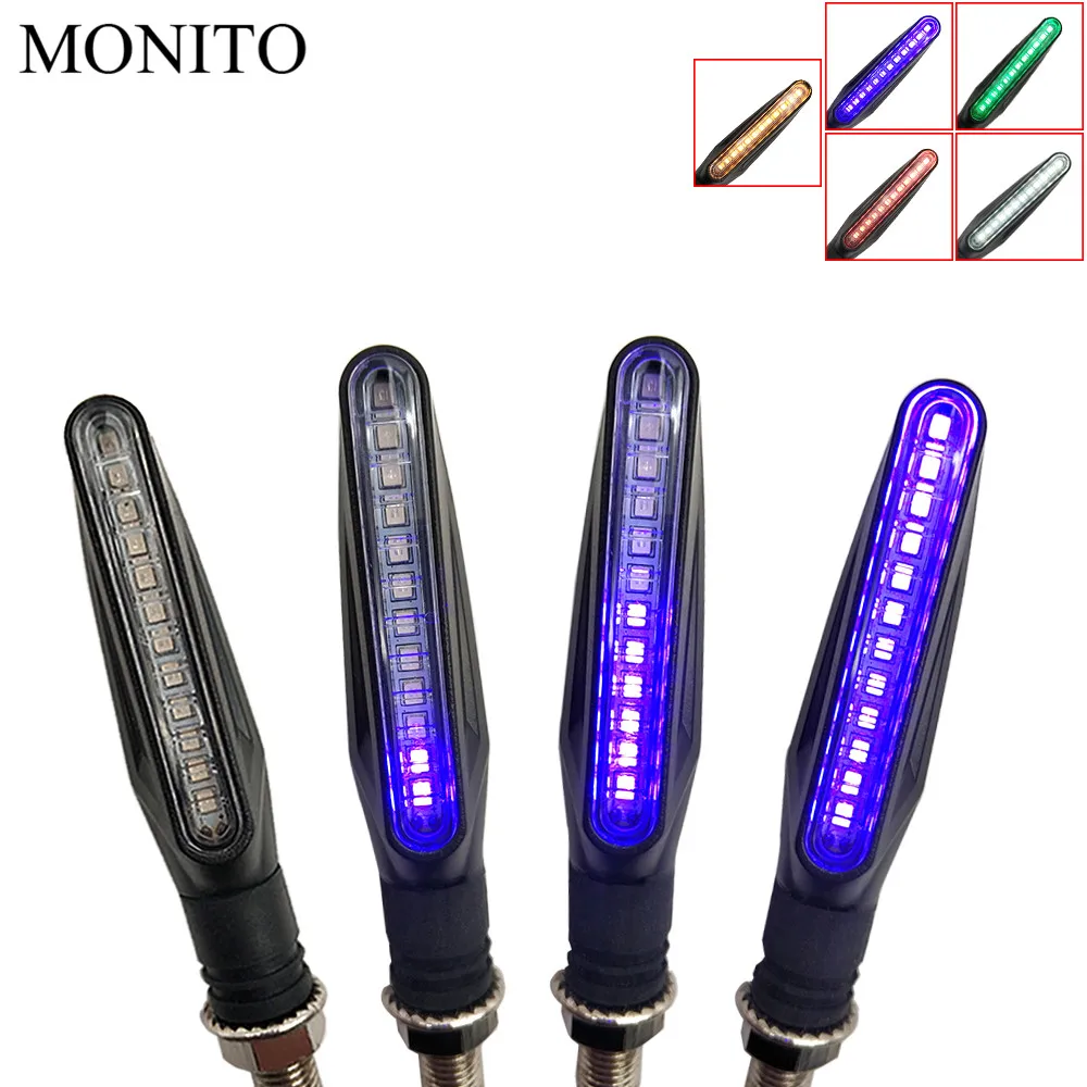 Motorcycle Turn Signals LED Lights Flowing Water Flicker Flashers lamp For KAWASAKI Z750S Z750 ZX6 ZX9R ZXR400 ZZR600 Z1000 ZX10
Motorcycle Turn Signals LED Lights Flowing Water Flicker Flashers lamp For KAWASAKI Z750S Z750 ZX6 ZX9R ZXR400 ZZR600 Z1000 ZX10