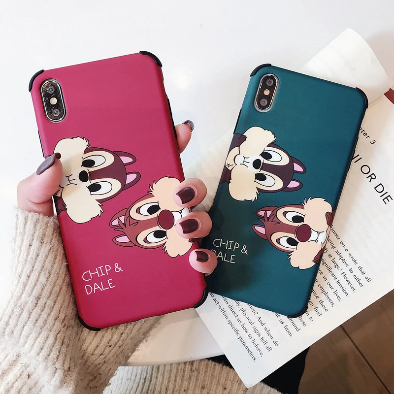 Beily Chip and Dale Case for iPhone XS Max XR X 7 8 6 6S Plus Cute Cartoon Lovely Anime Corner Protection Phone Cover Coque
Beily Chip and Dale Case for iPhone XS Max XR X 7 8 6 6S Plus Cute Cartoon Lovely Anime Corner Protection Phone Cover Coque