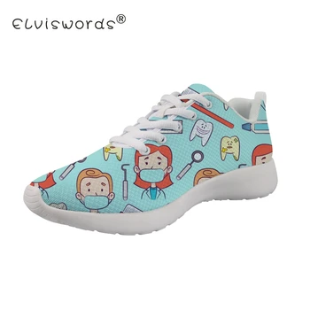 ELIVISWORDS Cartoon Dentist Print City Sneakers New Style Female Vulcanized Shoes Casual Flat Shoe Mesh Walking Footwear Zapatos
ELIVISWORDS Cartoon Dentist Print City Sneakers New Style Female Vulcanized Shoes Casual Flat Shoe Mesh Walking Footwear Zapatos