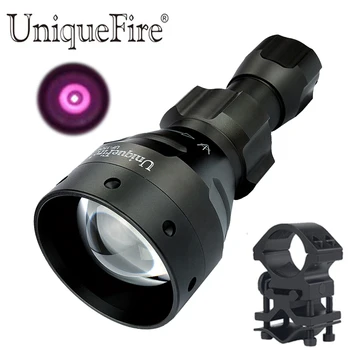 UniqueFire UF-1504 Infrared Light Hunting Flashlight Osram IR 940nm Led 3 Modes Lamp Torch Lanterna with 25.4mm Scope Ring Mount
UniqueFire UF-1504 Infrared Light Hunting Flashlight Osram IR 940nm Led 3 Modes Lamp Torch Lanterna with 25.4mm Scope Ring Mount