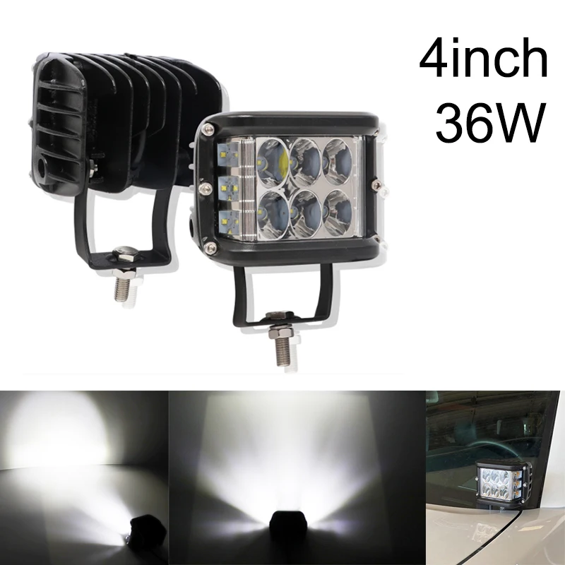 Niscarda 4" 36W Cube Side Shooter LED Work Light Bar Car Truck Offroad Driving Fog Lamp for Truck Boat SUV ATV 4x4 4WD
Niscarda 4" 36W Cube Side Shooter LED Work Light Bar Car Truck Offroad Driving Fog Lamp for Truck Boat SUV ATV 4x4 4WD