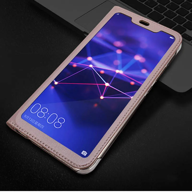 Smart Case for Xiaomi Redmi 5 Case Full View Window PU Leather Flip Cover Funda Case for Xiaomi Redmi 5 Plus Protective Cases 12