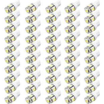Franchise 20/50pcs T10 Wedge 5-SMD 5050 LED Light bulbs 192 168 194 W5W 2825 158 White #0905
Franchise 20/50pcs T10 Wedge 5-SMD 5050 LED Light bulbs 192 168 194 W5W 2825 158 White #0905