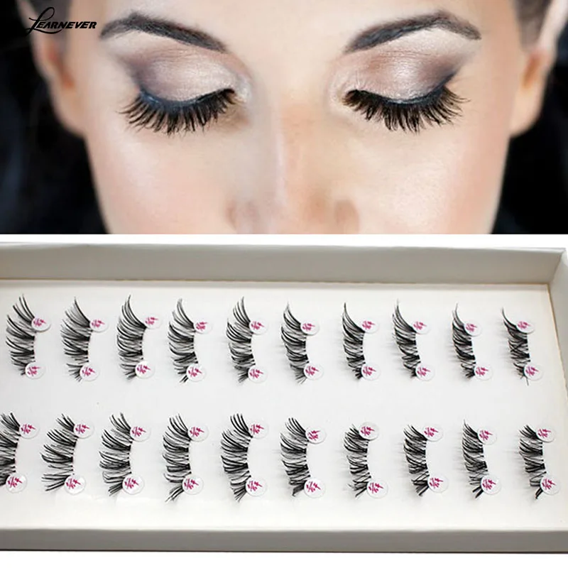 LEARNEVER NEW 10 Pairs HALF/MINI/CONER WINGED CROSS False eyelashes SOFT eye lashes M02679
LEARNEVER NEW 10 Pairs HALF/MINI/CONER WINGED CROSS False eyelashes SOFT eye lashes M02679