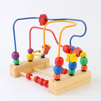 Wooden Montessori Toy Three-line Flower And Bird Bead Frame Baby Wooden Puzzle Bead Exercise Hands Coordination Ability Toy
Wooden Montessori Toy Three-line Flower And Bird Bead Frame Baby Wooden Puzzle Bead Exercise Hands Coordination Ability Toy