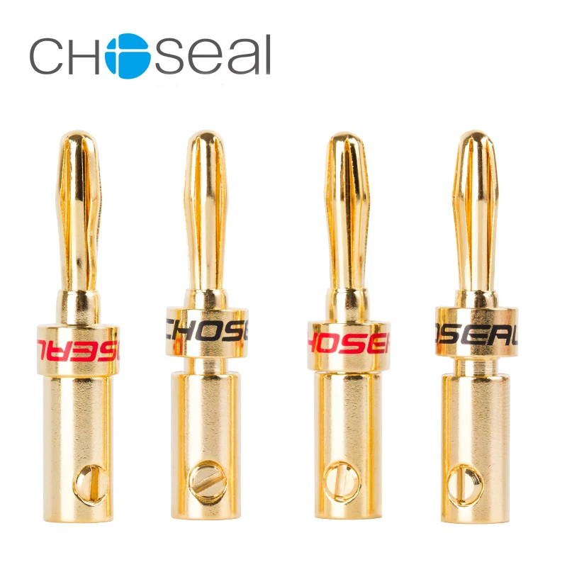 Choseal 30th anniversaryQS6032 4 шт./лот банан вилки Сделай Сам СПИКЕР кабельный разъем 24 к