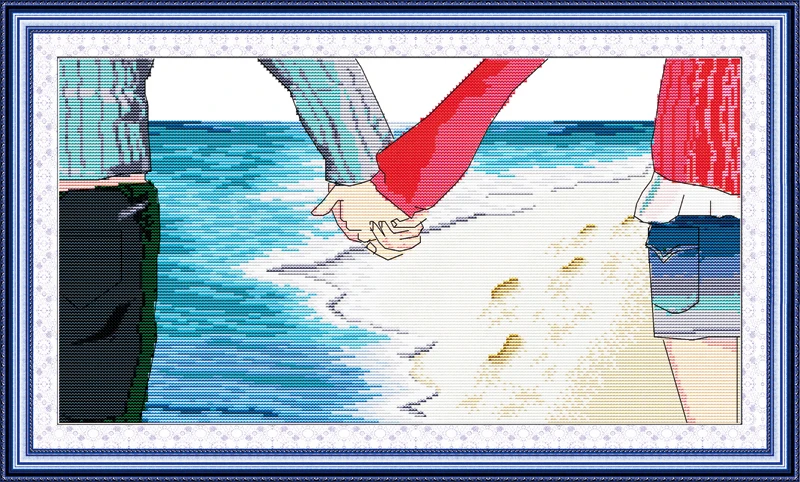 Watching the Sea Cross Stitch Kits 11CT Printed 14CT Cross Stitch Set DIY Chinese Cross-stitch Counted Embroidery Needlework
Watching the Sea Cross Stitch Kits 11CT Printed 14CT Cross Stitch Set DIY Chinese Cross-stitch Counted Embroidery Needlework