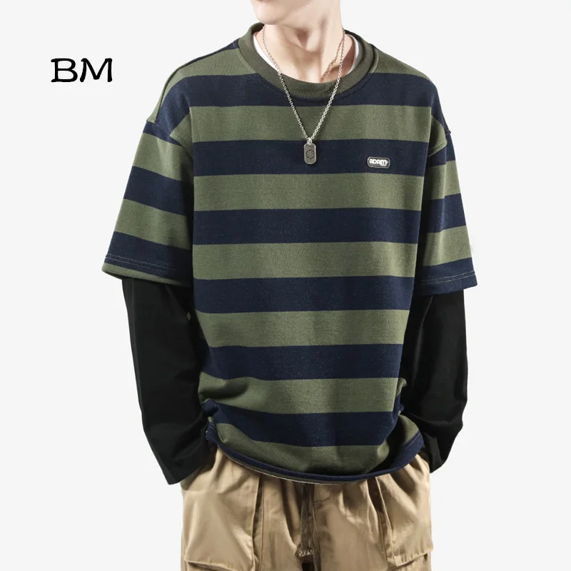 japanese streetwear stripe hoodies college Fake two piece sweatshirt men hip hop harajuku hoddies korean style hoody fashion
japanese streetwear stripe hoodies college Fake two piece sweatshirt men hip hop harajuku hoddies korean style hoody fashion