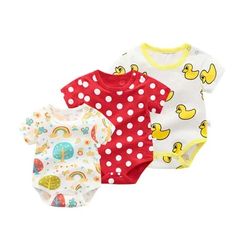 3PCS/lot baby boys girls summer jumpsuit fashion sleeve rompers clohting infant casual cute clothes for 0-24M
3PCS/lot baby boys girls summer jumpsuit fashion sleeve rompers clohting infant casual cute clothes for 0-24M