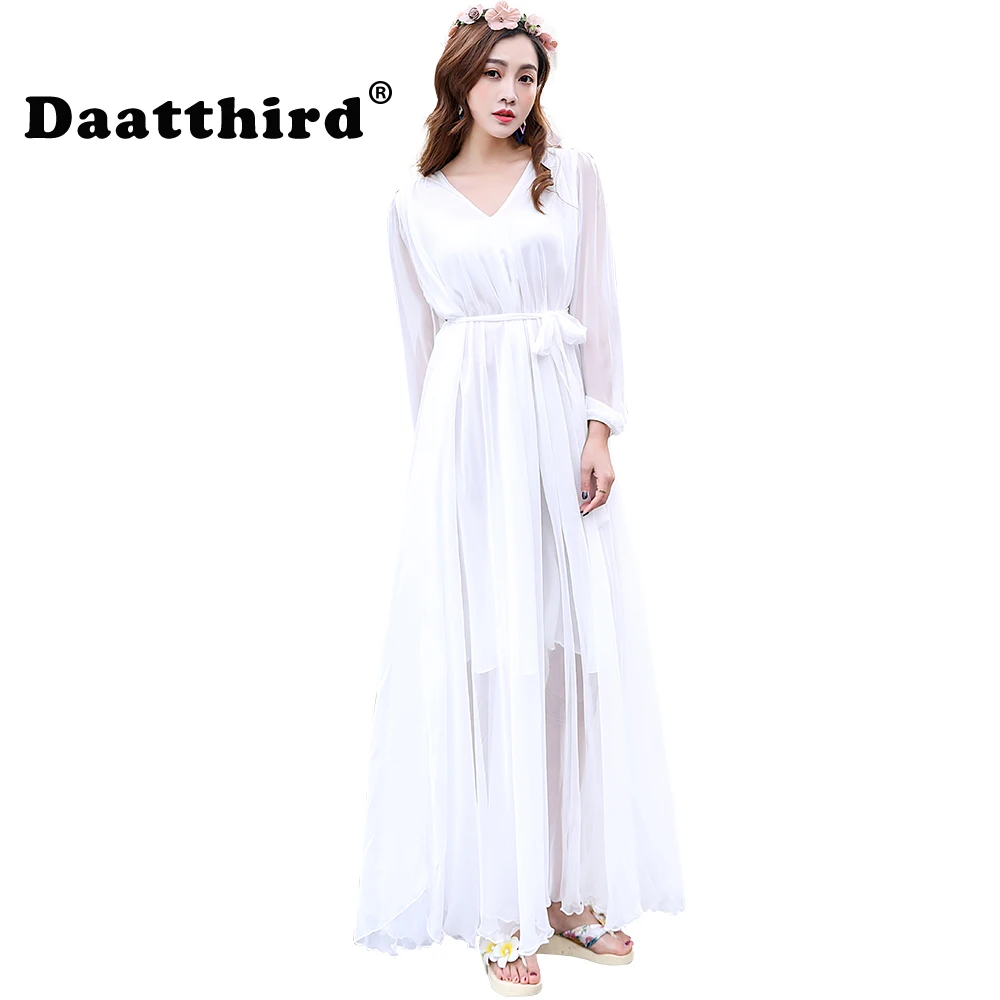Women's Lightweight bohemian Chiffon Holiday Beach Wedding Maxi Dress Sexy Honeymoon Sundress Long
Women's Lightweight bohemian Chiffon Holiday Beach Wedding Maxi Dress Sexy Honeymoon Sundress Long