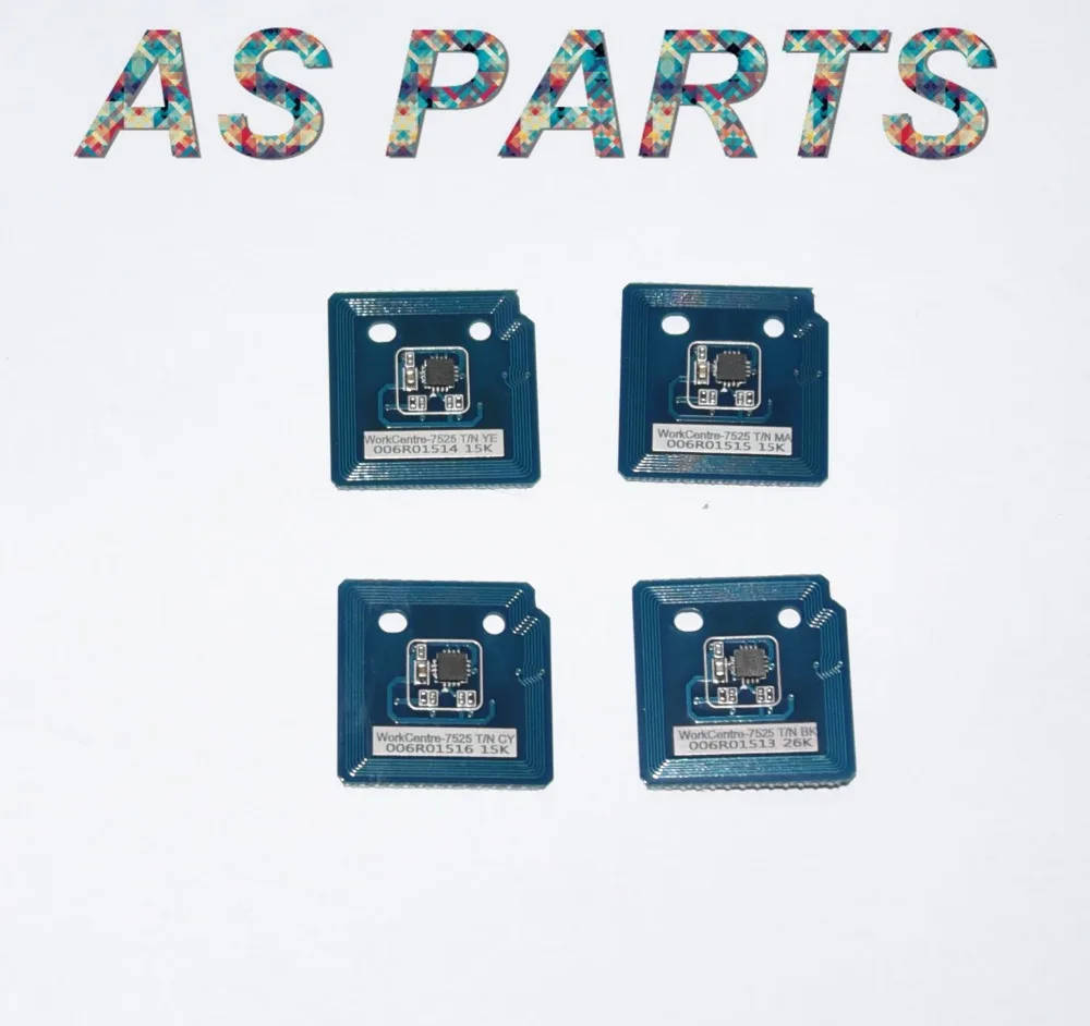 1 set* 006R01513 006R01514 006R01515 006R01516 toner chip For Xerox WorkCentre 7525 WC7525 WC7530 WC7535 WC7545 WC7556 chip
1 set* 006R01513 006R01514 006R01515 006R01516 toner chip For Xerox WorkCentre 7525 WC7525 WC7530 WC7535 WC7545 WC7556 chip