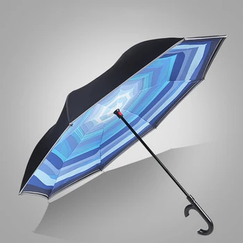 Inverted Car Umbrella Reverse Portable Double Layer Parasol Garden Raincoat Umbrella Rain Women Guarda Chuva Strong Sun 50KO019
Inverted Car Umbrella Reverse Portable Double Layer Parasol Garden Raincoat Umbrella Rain Women Guarda Chuva Strong Sun 50KO019