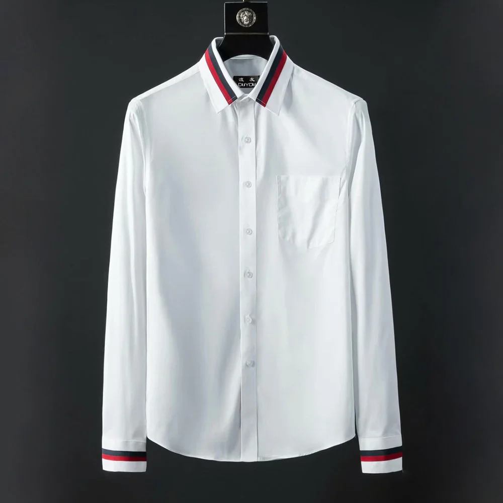 DUYOU Brand Men 100% Cotton Shirt Men Long Sleeve Shirt Mens Slim Fit Dress Shirt Male Casual Shirt Camisa Masculina DY2199
DUYOU Brand Men 100% Cotton Shirt Men Long Sleeve Shirt Mens Slim Fit Dress Shirt Male Casual Shirt Camisa Masculina DY2199