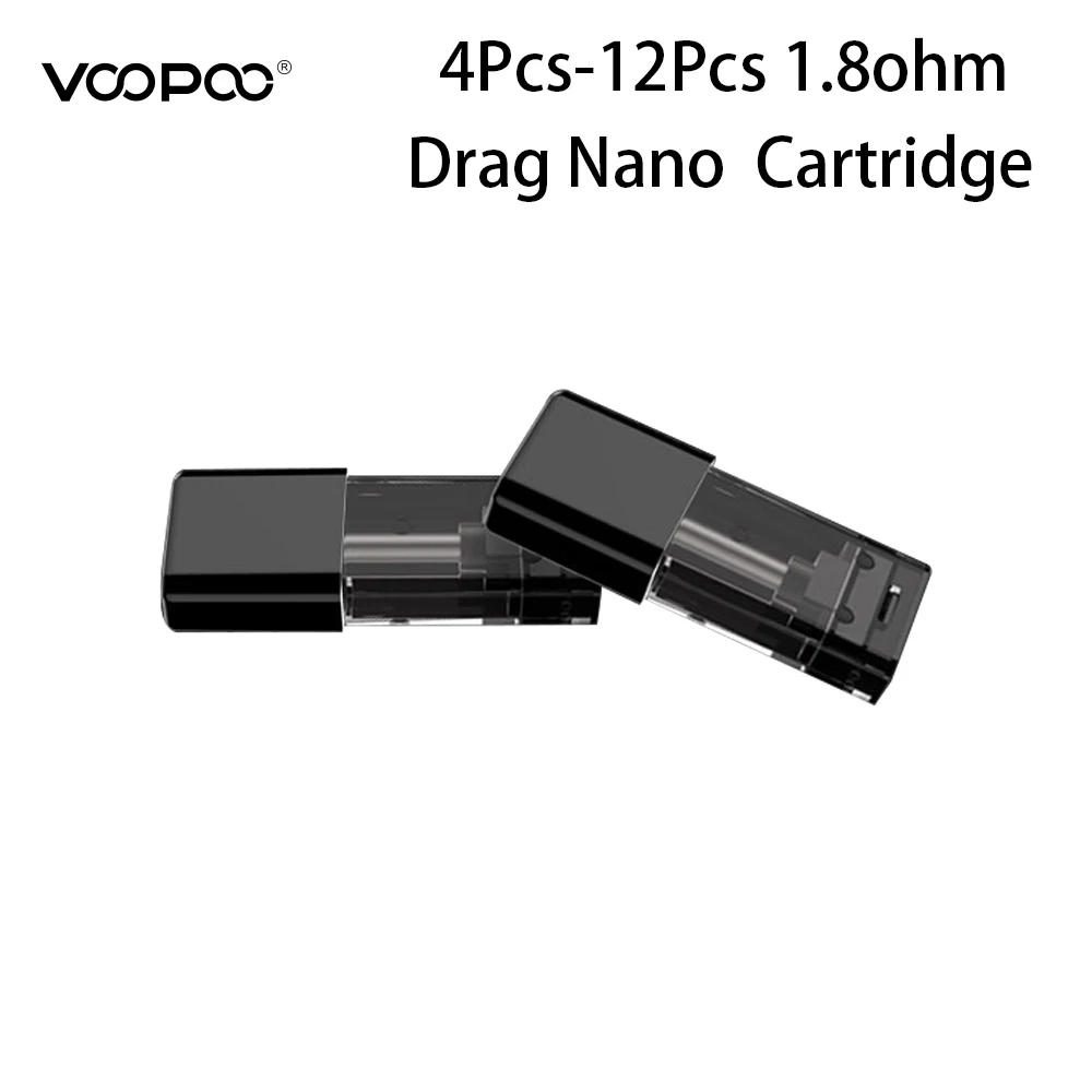 4-12pcs Original VOOPOO Drag Nano Pod Cartridge 1.0ml Vape Tank 1.8ohm Coil Head Electronic Cigarette
4-12pcs Original VOOPOO Drag Nano Pod Cartridge 1.0ml Vape Tank 1.8ohm Coil Head Electronic Cigarette