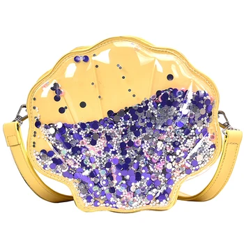 Fashion Flowing Sequins Shell Shape Design Casual Girl's Shoulder Bag Tote Crossbody Bag Women Pouch Handbag Daily Clutch Bag
Fashion Flowing Sequins Shell Shape Design Casual Girl's Shoulder Bag Tote Crossbody Bag Women Pouch Handbag Daily Clutch Bag