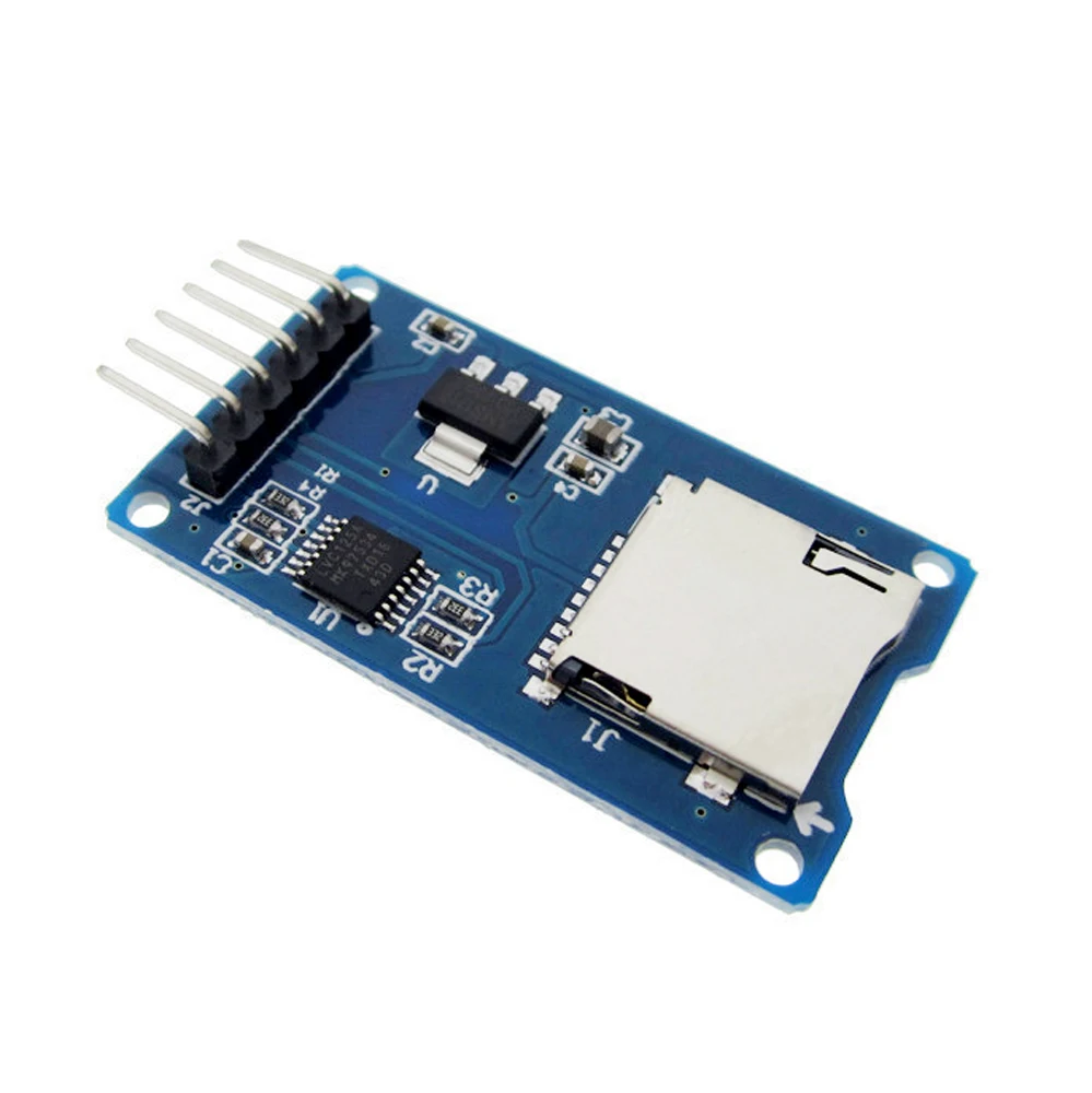 10pcs/lot Micro SD card mini TF card reader module SPI interfaces with level converter chip
10pcs/lot Micro SD card mini TF card reader module SPI interfaces with level converter chip