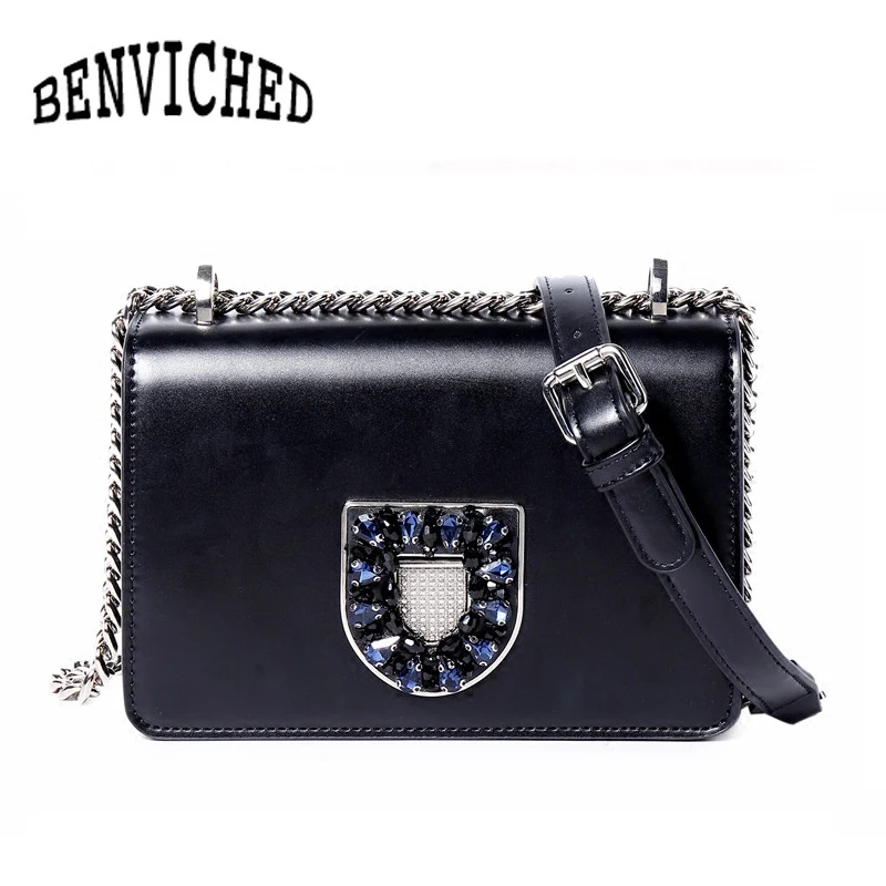 BENVICHED 2017 Fashion Diamonds Women Shoulder Bag Ladies Messenger Bag Leather Crossbody Bag Luxury Handbag bolsa feminina L092
BENVICHED 2017 Fashion Diamonds Women Shoulder Bag Ladies Messenger Bag Leather Crossbody Bag Luxury Handbag bolsa feminina L092