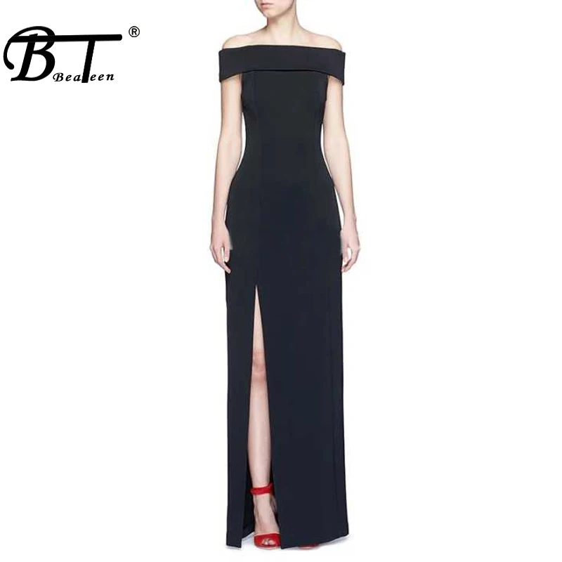 Beateen New Off The Shoulder High Split Elegant Women Elegance Long Bodycon Party Dress 2018
Beateen New Off The Shoulder High Split Elegant Women Elegance Long Bodycon Party Dress 2018