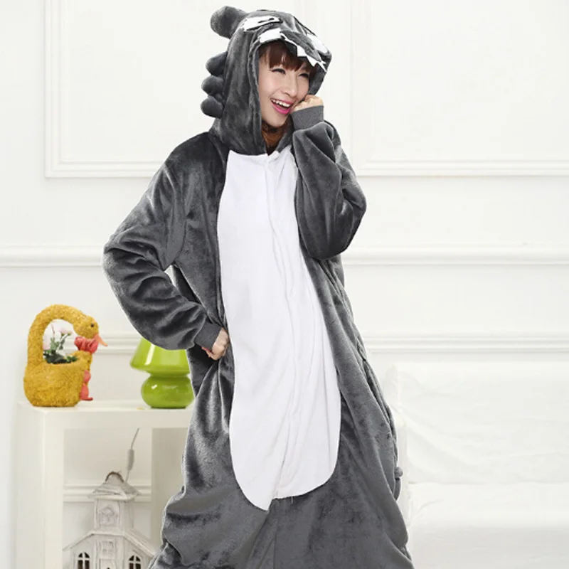 ANIMALCARTOON 2019 Big wolf Flannel Autumn and winter Cosplay Cartoon animals Pajamas for women adult Hooded Pajama sets Onesie
ANIMALCARTOON 2019 Big wolf Flannel Autumn and winter Cosplay Cartoon animals Pajamas for women adult Hooded Pajama sets Onesie