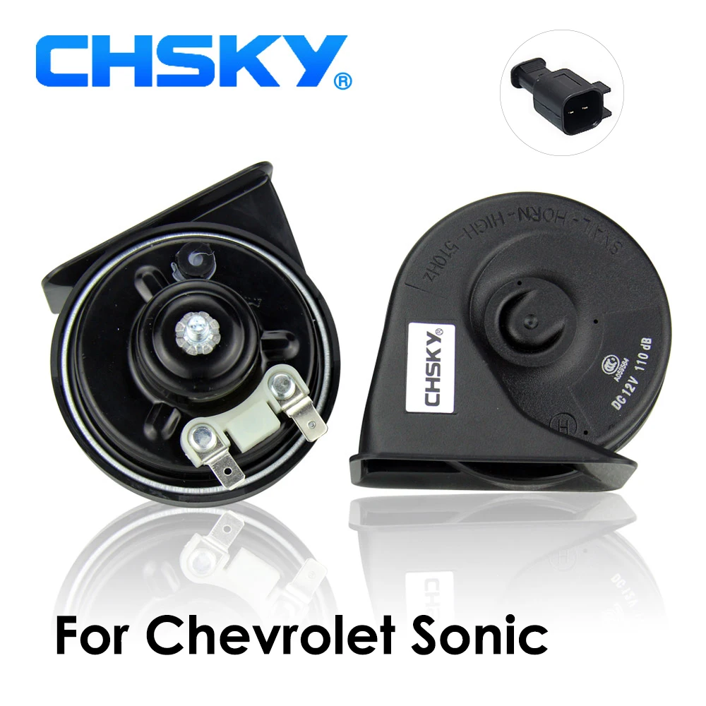 CHSKY Car Horn Snail type Horn For Chevrolet Sonic 2011 to Now 12V Loudness 110-129db Auto Horn Long Life Time High Low Klaxon
CHSKY Car Horn Snail type Horn For Chevrolet Sonic 2011 to Now 12V Loudness 110-129db Auto Horn Long Life Time High Low Klaxon