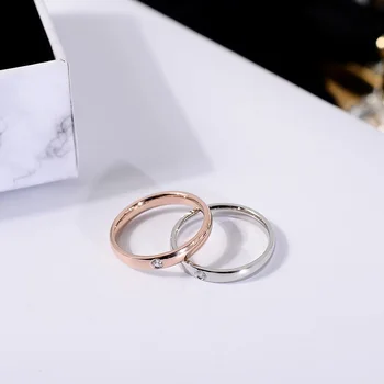 YUN RUO 2019 Fashion Simple Zirconia Wedding Rings Rose Gold Color Titanium Steel Jewelry Woman Girl Birthday Gift Never Fade
YUN RUO 2019 Fashion Simple Zirconia Wedding Rings Rose Gold Color Titanium Steel Jewelry Woman Girl Birthday Gift Never Fade