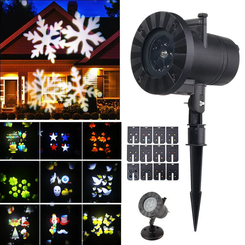 12 Patterns 4 LED Projector Light Stage Light Motion Rotating Spot Light Christmas Holiday Lighting Decoration IP65
12 Patterns 4 LED Projector Light Stage Light Motion Rotating Spot Light Christmas Holiday Lighting Decoration IP65
