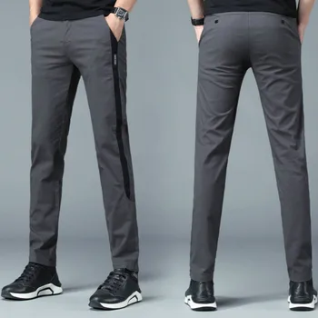 Spring/summer 2019 new casual trousers men's cotton slim high quality fashion pants men's brand clothing size 28-38
Spring/summer 2019 new casual trousers men's cotton slim high quality fashion pants men's brand clothing size 28-38