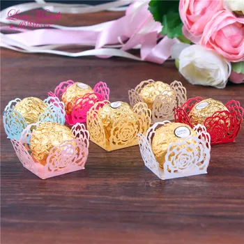 50pcs Elegant Flower Laser Cut Chocolate Bar Wedding Gift and Favors Party Favors Chocolate Packing Candy Bar Party Supplies
50pcs Elegant Flower Laser Cut Chocolate Bar Wedding Gift and Favors Party Favors Chocolate Packing Candy Bar Party Supplies