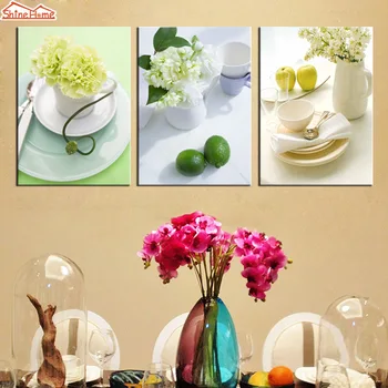 ShineHome-3pcs Wall Art Canvas Prints Flower Fruit Tableware Modular Painting Picture Posters Hotel Restaurant Dinning Room Deco
ShineHome-3pcs Wall Art Canvas Prints Flower Fruit Tableware Modular Painting Picture Posters Hotel Restaurant Dinning Room Deco