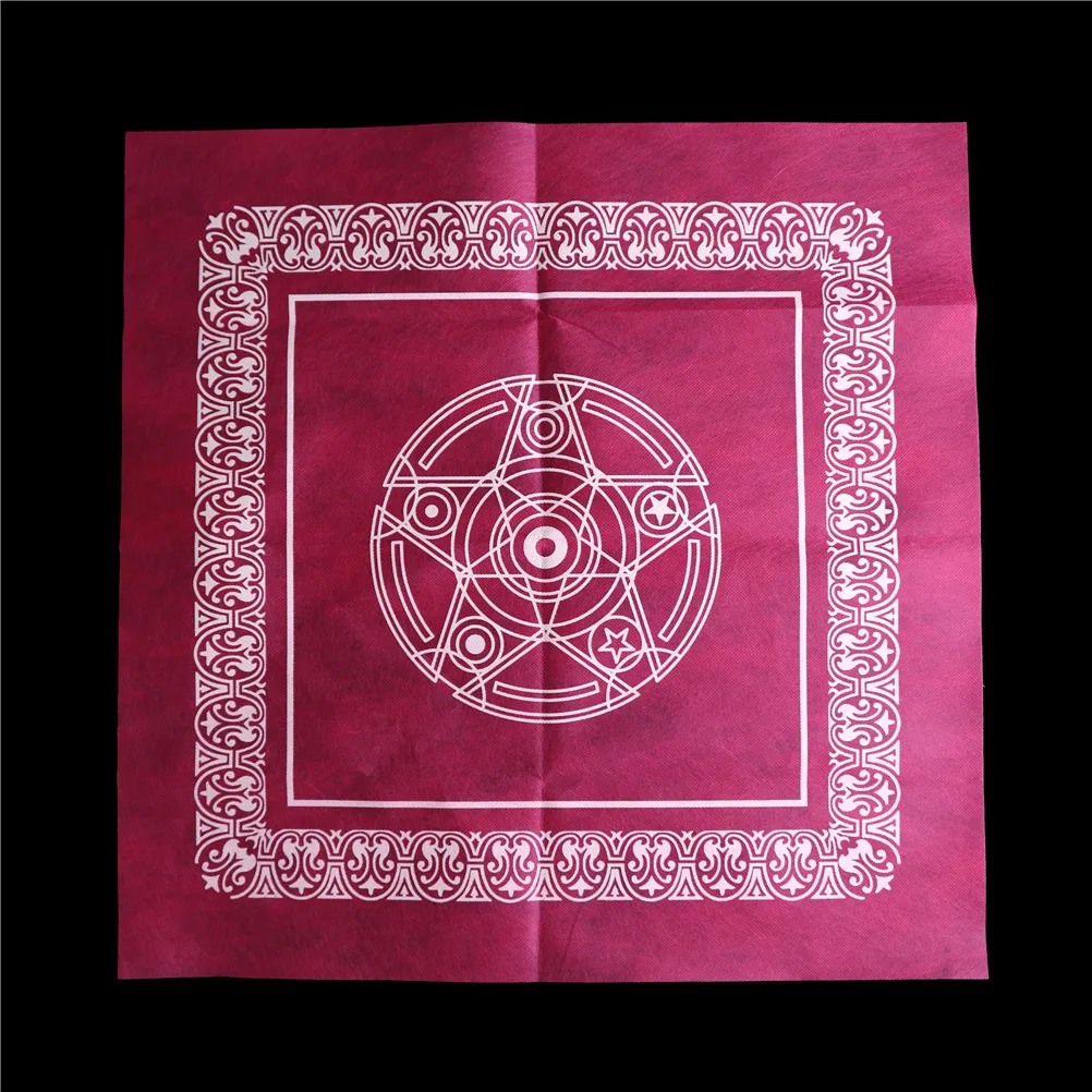 49x49cm Playing Cards Purple Pentacle Tarot Game Tablecloth Non-woven Board Game Textiles Tarot Table Cover
49x49cm Playing Cards Purple Pentacle Tarot Game Tablecloth Non-woven Board Game Textiles Tarot Table Cover