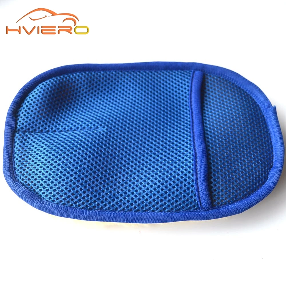 Car styling Soft Wool Car Wash Cleaning Glove Car Motor Motorcycle Brush Washer Auto Car Care Cleaning Tool Brushes Accessories